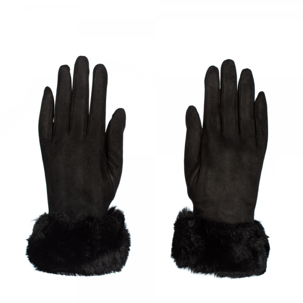 Γυναικεία γάντια Pifa μαύρα, 3 - Kalapod.gr